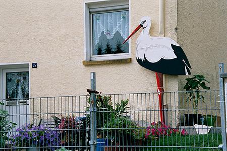 Klapperstorch in Dudweiler.