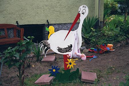 Klapperstorch in Dudweiler.