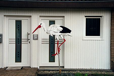 Klapperstorch in Dudweiler.