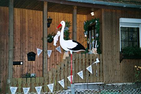Klapperstorch in Dudweiler.