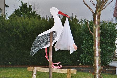 Klapperstorch in Dudweiler.