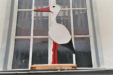 Klapperstorch in Dudweiler.
